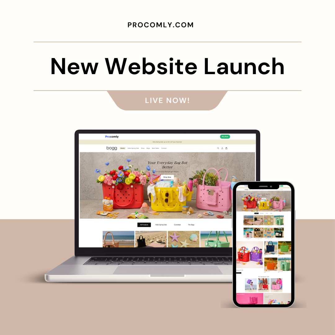 Boggbagss – Prebuilt Shopify Store for Women’s Trendy Beach & Everyday Bags