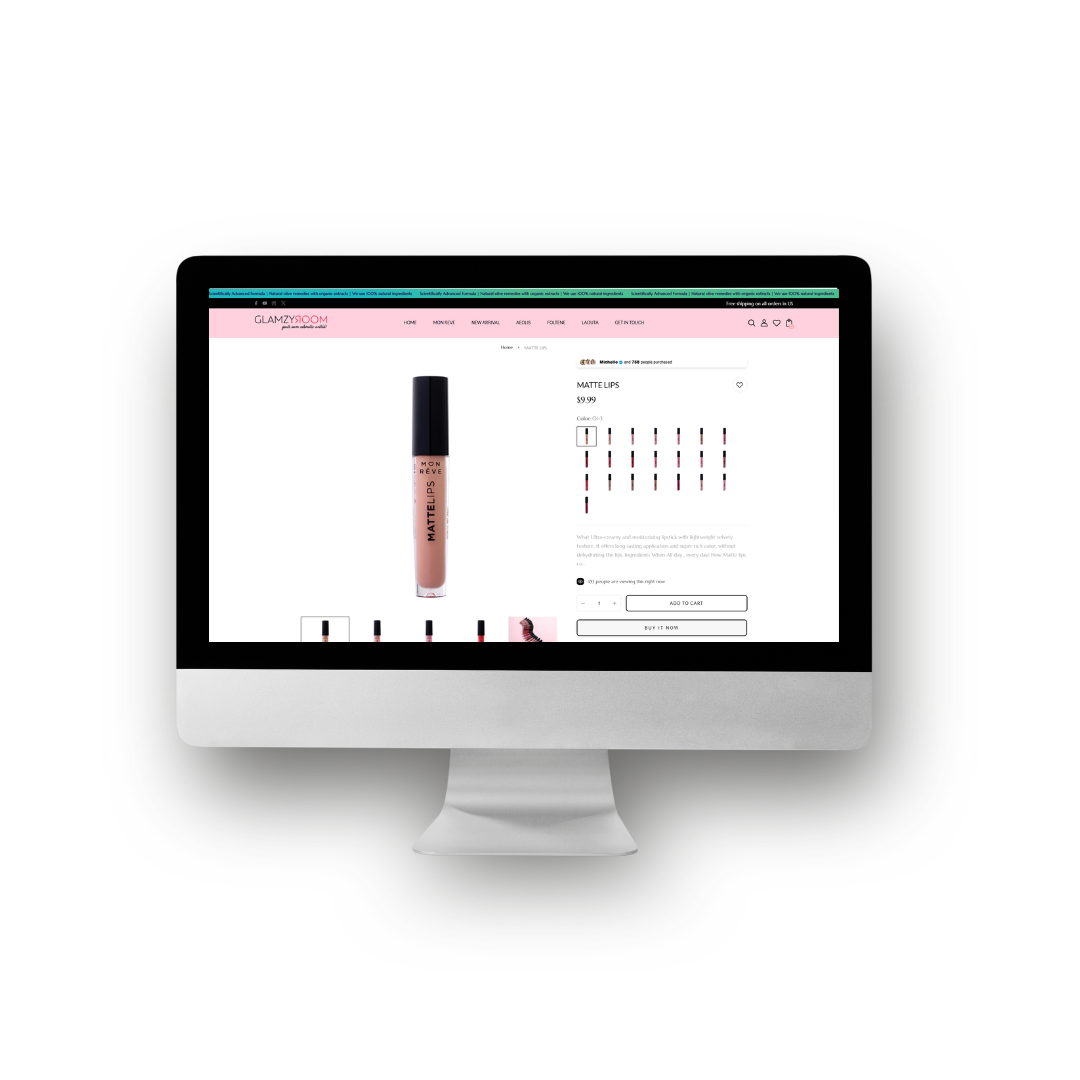 Glam Up Your Look with Glamzyroom – Prebuilt Beauty & Skincare Shopify Store