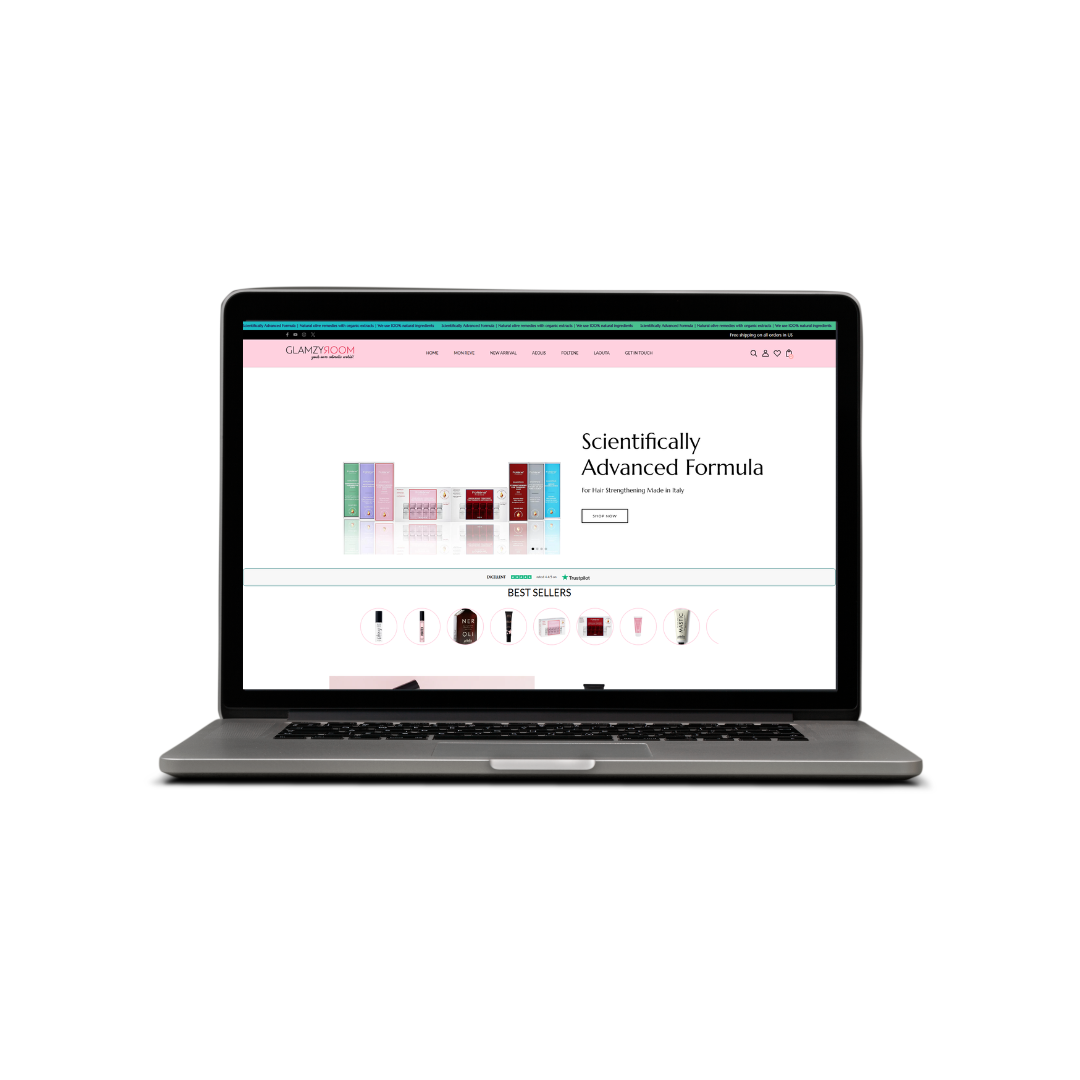Glam Up Your Look with Glamzyroom – Prebuilt Beauty & Skincare Shopify Store