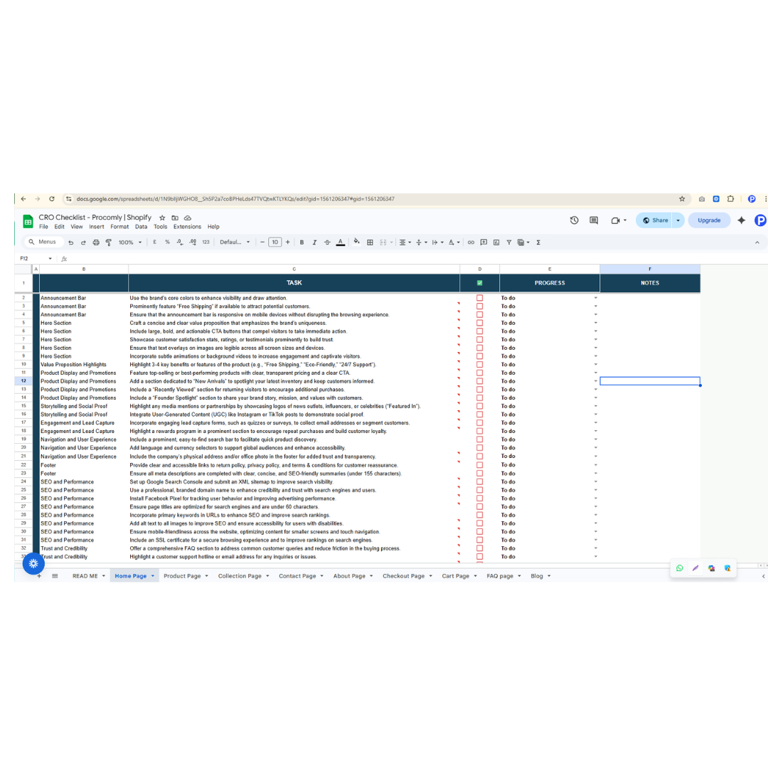 Shopify Website Redesign Checklist Free Now