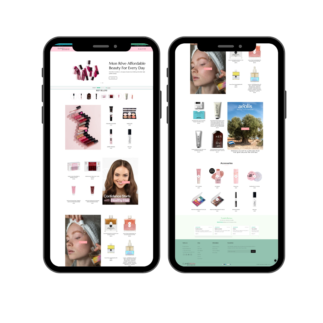 Glam Up Your Look with Glamzyroom – Prebuilt Beauty & Skincare Shopify Store