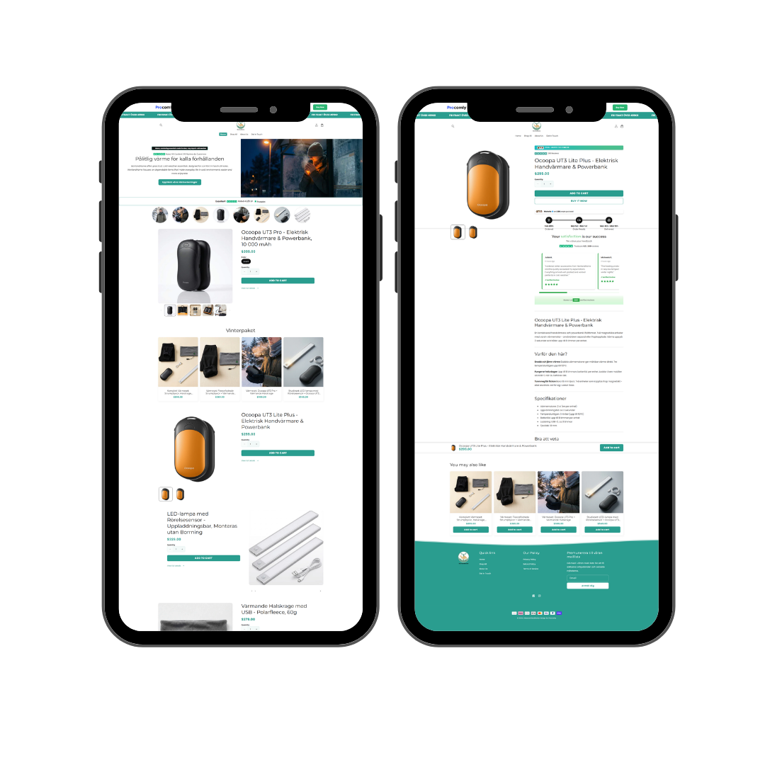Norrlandhome – Prebuilt Smart Accessories Shopify Store